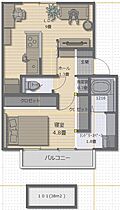 Serenity Fort 101 ｜ 埼玉県本庄市千代田3丁目3-40（賃貸アパート1LDK・1階・38.00㎡） その2