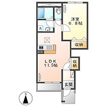 グレーシア 101 ｜ 埼玉県熊谷市別府5丁目（賃貸アパート1LDK・1階・44.95㎡） その2