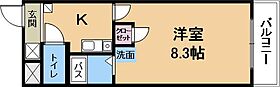 サンクリエート追分  ｜ 滋賀県草津市追分3丁目（賃貸マンション1K・2階・24.00㎡） その2