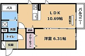 モナリエコート　II  ｜ 滋賀県大津市一里山5丁目（賃貸アパート1LDK・2階・41.59㎡） その2