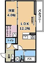 collina一里山  ｜ 滋賀県大津市一里山5丁目（賃貸アパート1LDK・1階・41.86㎡） その2