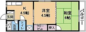 コーポ本郷  ｜ 滋賀県大津市月輪3丁目（賃貸アパート2K・1階・32.00㎡） その2