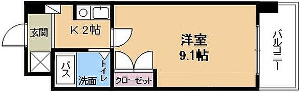 サンクリエートハヤシ壹號舘 ｜滋賀県草津市青地町(賃貸マンション1K・4階・23.20㎡)の写真 その2