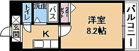 Antevorte  ｜ 滋賀県草津市岡本町（賃貸マンション1K・2階・24.00㎡） その2