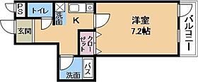 グランドヒル瀬田  ｜ 滋賀県大津市大萱1丁目（賃貸マンション1K・6階・24.63㎡） その2