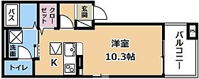 エヴィメリアＤ  ｜ 滋賀県大津市一里山（賃貸アパート1R・1階・27.53㎡） その2