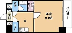 エンゼルプラザ瀬田駅前 9階1Kの間取り