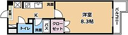 アートプラザ124 1Kの間取図画像