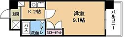 サンクリエート・ハヤシ壹號舘 1Kの間取図画像