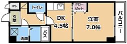 ドーミトゥリィ南草津 1DKの間取図画像