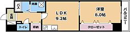 エリーフラッツ浜大津 1LDKの間取図画像