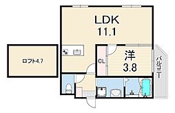 間取図画像 1LDK