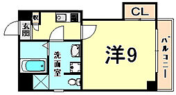 FORUM-西宮・平松町 1Kの間取図画像