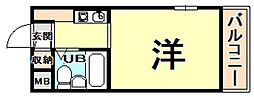 NEOダイキョー北昭和2 ワンルームの間取図画像