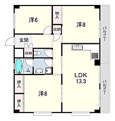 物件の間取り