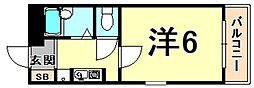 ステラハウス37 ワンルームの間取図画像