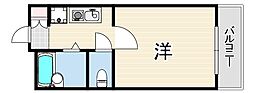 ステラハウス37 ワンルームの間取図画像