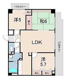 ドムストリア 3LDKの間取図画像