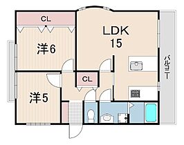 モンスフェール若松町  ｜ 兵庫県西宮市若松町（賃貸マンション2LDK・3階・75.01㎡） その2