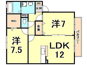 プランドールA  ｜ 兵庫県西宮市獅子ケ口町（賃貸アパート2LDK・1階・63.52㎡） その2