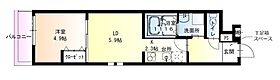 フジパレス香櫨園ノース  ｜ 兵庫県西宮市川西町（賃貸アパート1LDK・1階・33.60㎡） その2