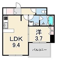 スプランディッド甲子園  ｜ 兵庫県西宮市甲子園浜田町（賃貸マンション1LDK・2階・34.89㎡） その2