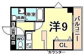 パルシオ甲東園  ｜ 兵庫県西宮市甲東園２丁目（賃貸マンション1K・2階・24.80㎡） その2