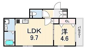 ブリリオ甲子園  ｜ 兵庫県西宮市学文殿町１丁目（賃貸アパート1LDK・2階・34.78㎡） その2