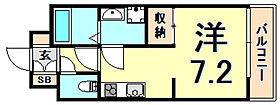 LEGALAND甲南山手  ｜ 兵庫県神戸市東灘区森南町１丁目（賃貸マンション1R・3階・20.25㎡） その2