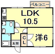 グレイスフル甲東園II  ｜ 兵庫県西宮市上ケ原二番町（賃貸アパート1LDK・1階・39.75㎡） その2