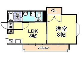 レジデンス・ミラ芦屋  ｜ 兵庫県芦屋市松浜町（賃貸マンション1LDK・1階・33.00㎡） その2