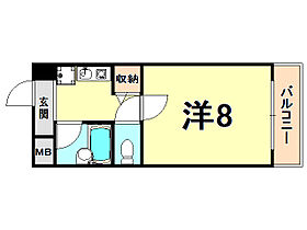 グレース今津  ｜ 兵庫県西宮市津門川町（賃貸マンション1K・2階・24.80㎡） その2