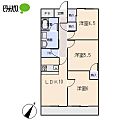 天神山マンション2号館1階6.2万円