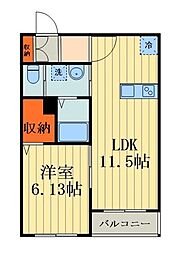 間取図画像 1LDK