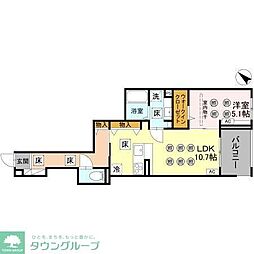 JR埼京線 武蔵浦和駅 徒歩17分の賃貸アパート 1階1LDKの間取り
