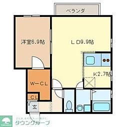 間取図画像 1LDK