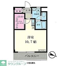 ワークショップ戸塚東 ワンルームの間取図画像