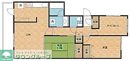 フォレストコート 3LDKの間取図画像