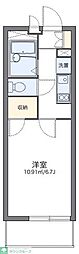 レオパレス青木橋 1Kの間取図画像