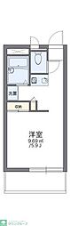 レオパレスVingtetun 1Kの間取図画像