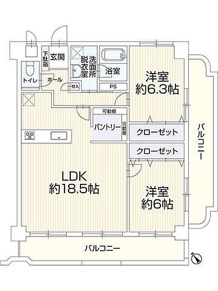 間取りを拡大表示