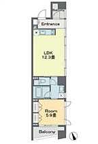 東京都品川区戸越1丁目（賃貸マンション1LDK・4階・46.00㎡） その2