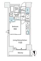 ピアース南麻布  ｜ 東京都港区南麻布2丁目（賃貸マンション1LDK・3階・37.25㎡） その2