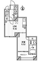 クリオ三田ラ・モード 903 ｜ 東京都港区芝5丁目16-5（賃貸マンション1LDK・9階・39.03㎡） その2