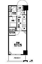 パークリュクス門前仲町mono 503 ｜ 東京都江東区佐賀1丁目12-1（賃貸マンション1K・5階・23.04㎡） その2