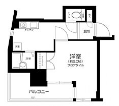 東京都品川区西五反田6丁目（賃貸マンション1K・10階・22.30㎡） その2