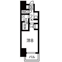 愛知県名古屋市中村区太閤２丁目（賃貸マンション1K・2階・25.20㎡） その2