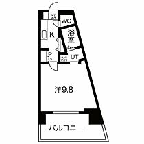 愛知県名古屋市中区新栄２丁目（賃貸マンション1K・6階・29.00㎡） その2