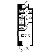 愛知県名古屋市東区泉２丁目（賃貸マンション1K・12階・25.51㎡） その2