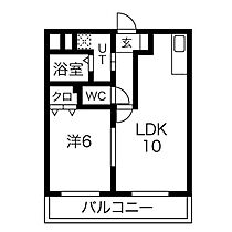 愛知県名古屋市北区杉栄町５丁目（賃貸マンション1LDK・3階・36.91㎡） その2